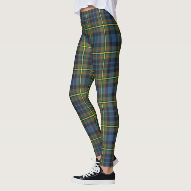 Leggings femininas Clan MacLellan Tartan Scotstee (Esquerda)