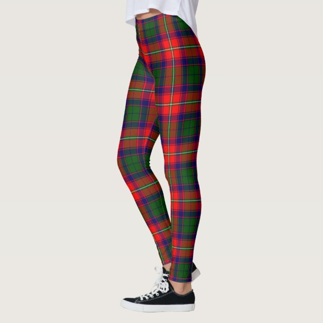 Leggings femininas Clan Riddell Tartan Scotstee (Esquerda)