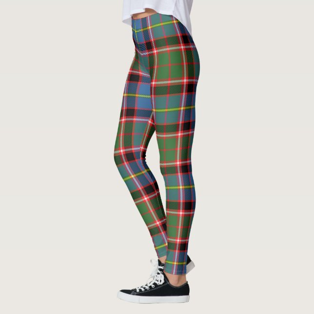 Leggings femininas Clan Stirling Tartan Scotstee (Esquerda)