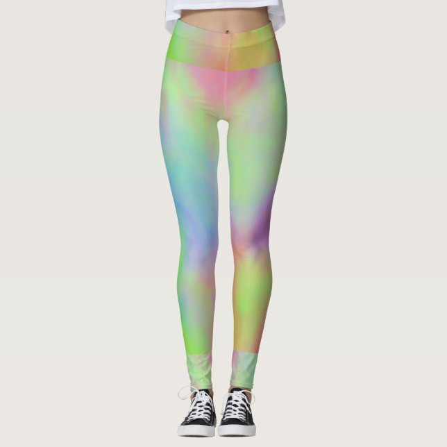 Leggings femininas coloridas (Frente)