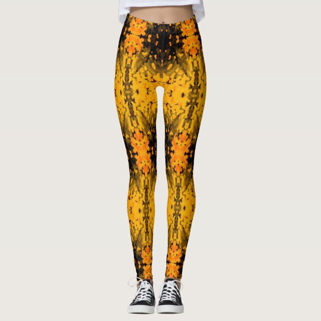 Leggings femininas coloridas (Frente)