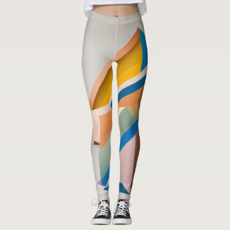 leggings femininas com desenho geométrico