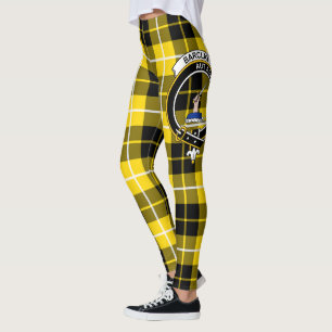 Leggings femininas com estampa do Brasão do Clã Ba