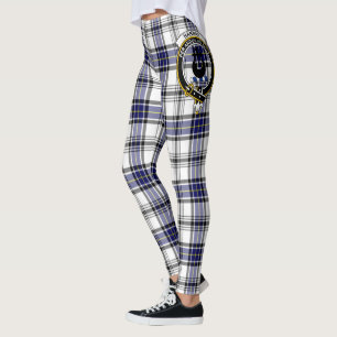 Leggings femininas com estampa do Brasão do Clã Sc