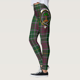 Leggings femininas com estampa do Brasão do Clã Sc