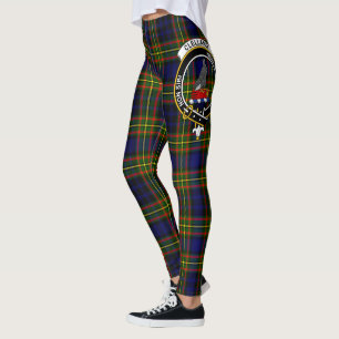 Leggings femininas com o brasão do clã Scotstee Cl