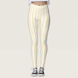 Leggings femininas com padrão de listras verticais