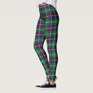 Leggings femininas com tartan moderno do clã Scots