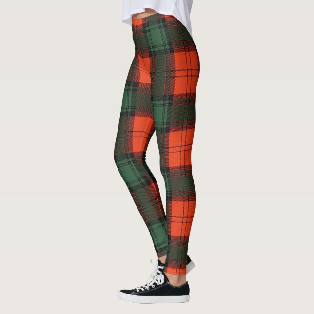 Leggings femininas com xadrez do Clã Cruickshanks  (Esquerda)