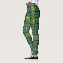 Leggings femininas com xadrez do clã Scotstee Alla