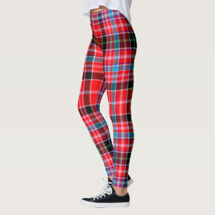 Leggings femininas com xadrez Pitblado do Clã Scot