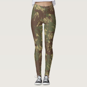 Leggings femininas da rodesia CAMO