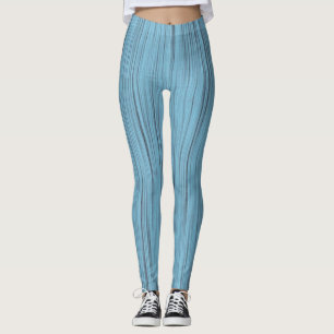 Leggings femininas das linhas azuis