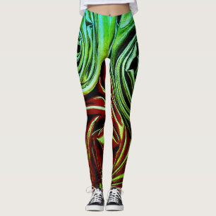 Leggings femininas de alongamento estilo super eco