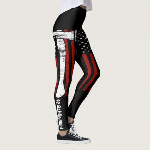 leggings femininas de bombeiros