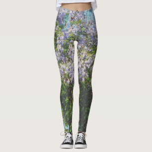 Leggings femininas de elastano de design incomum