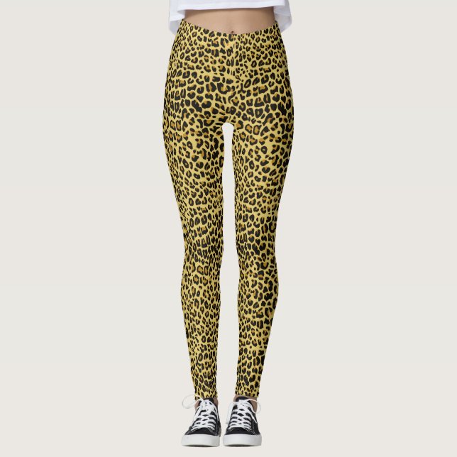 Leggings femininas de Jaguar (Frente)