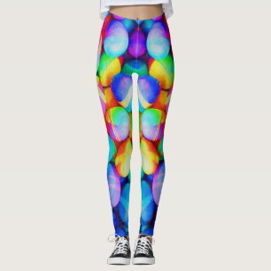 Leggings femininas de Ovo de Páscoa Coloful