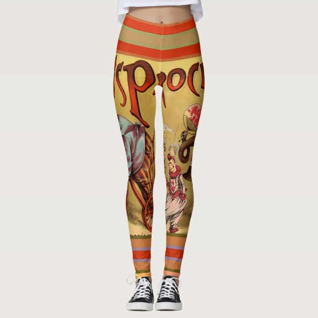 Leggings femininas do circo (Frente)