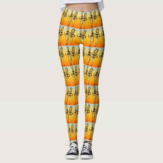 Leggings femininas egípcias (Frente)