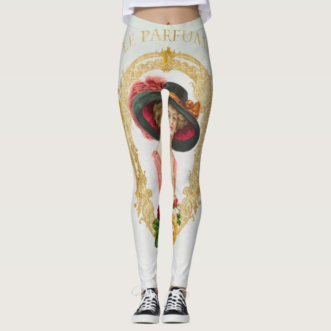 Leggings femininas francesas Vintage (Frente)