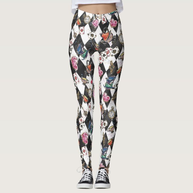 Leggings femininas, leggings Design, leggings de p (Frente)