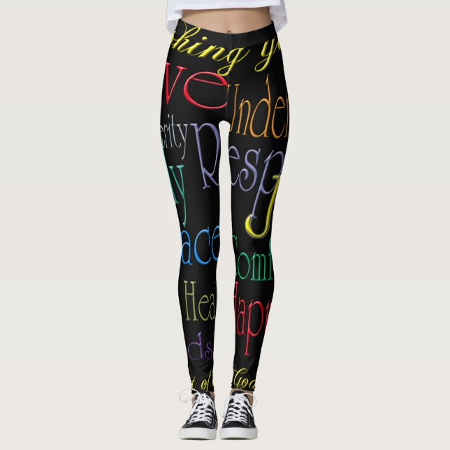 Leggings femininas positivas (Frente)