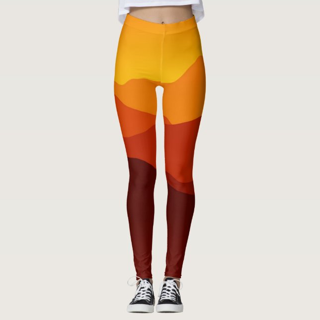 Leggings femininas sunset (Frente)