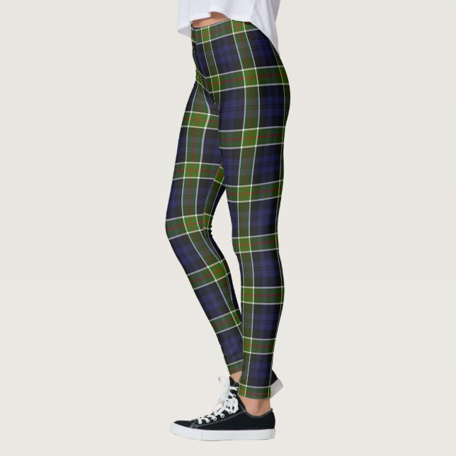 Leggings Feminino Xadrez Clan Colquhoun Scotstee (Esquerda)