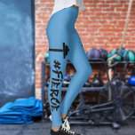 Leggings #Fierce Barbell<br><div class="desc">Uma citação motivacional para as mulheres na vida acadêmica! Personalize sua cor de fundo para se adequar ao seu humor! Vai,  garota! Você é o FIERCE!</div>