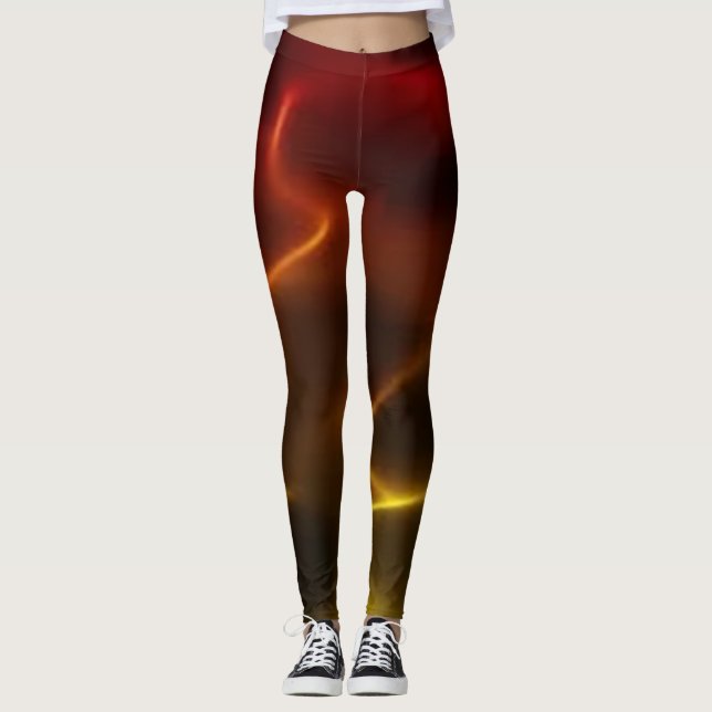 Leggings Fiery Flames (Frente)