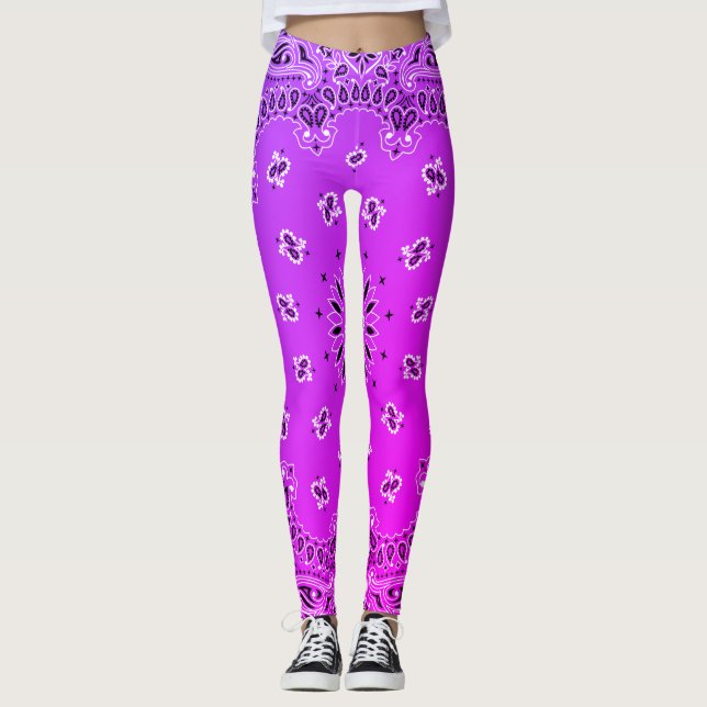 Leggings filtradas de Miami rosa (Frente)