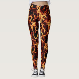 Leggings Flamejantes para aquele treino duro