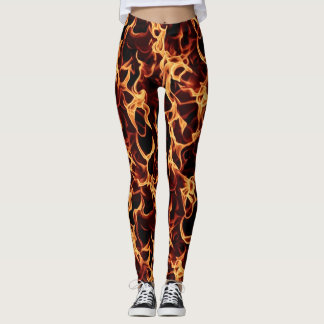 Leggings Flamejantes para aquele treino duro