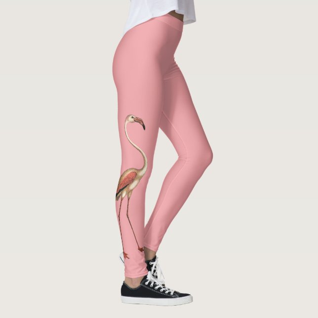 Leggings Flamingo Spandex Rosa (Direita)