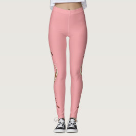 Leggings Flamingo Spandex Rosa