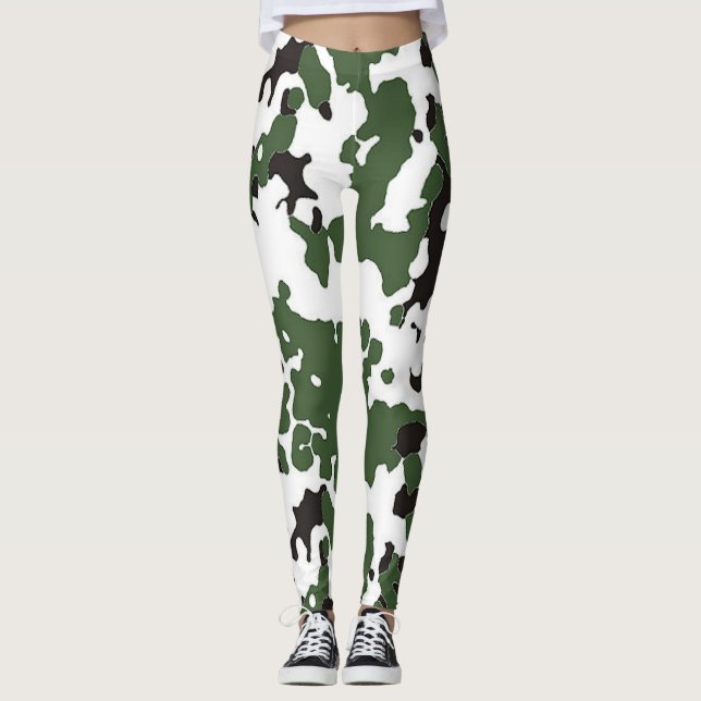 Leggings Flecktarn Camo desbotadas (Frente)