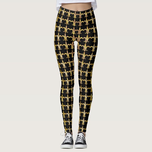 Leggings Fleur de Lis Pop (Frente)