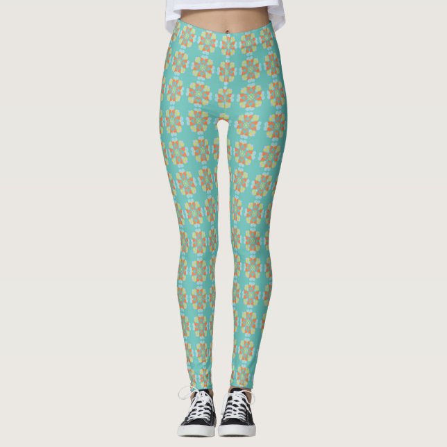 Leggings Florais (Frente)