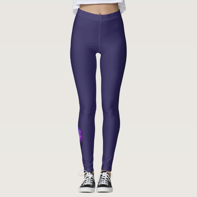 leggings florais (Frente)
