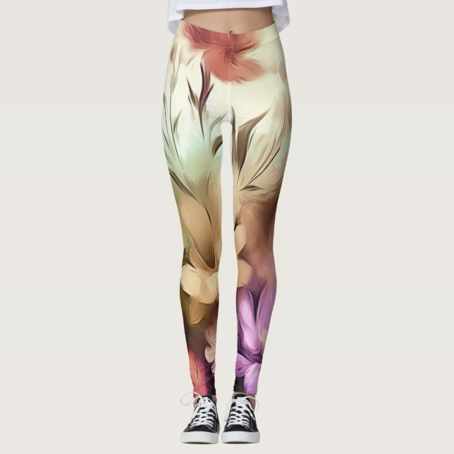 Leggings Florais (Frente)