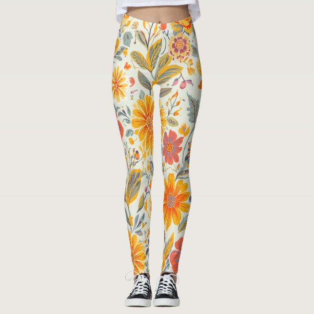 Leggings Florais (Frente)