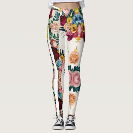Leggings Florais11
