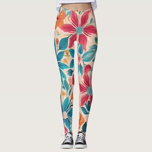 Leggings Florais Bliss (Frente)