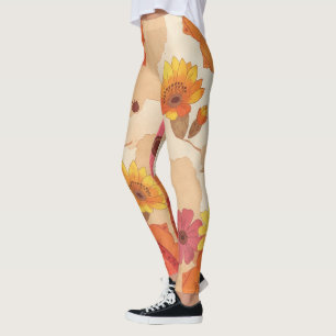 Leggings Florais Coloridos Inspirados no Sudoeste