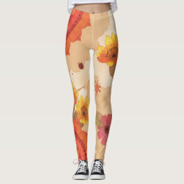 Leggings Florais Coloridos Inspirados no Sudoeste