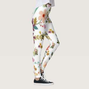 Leggings Florais de Bumblebee