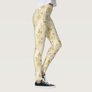Leggings Florais De Impressão