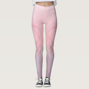 Leggings Florais Douradas Modernas com Marca Perso