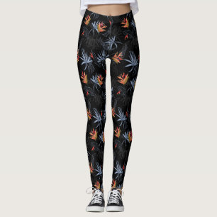 Leggings Florais Exóticas de Mulheres